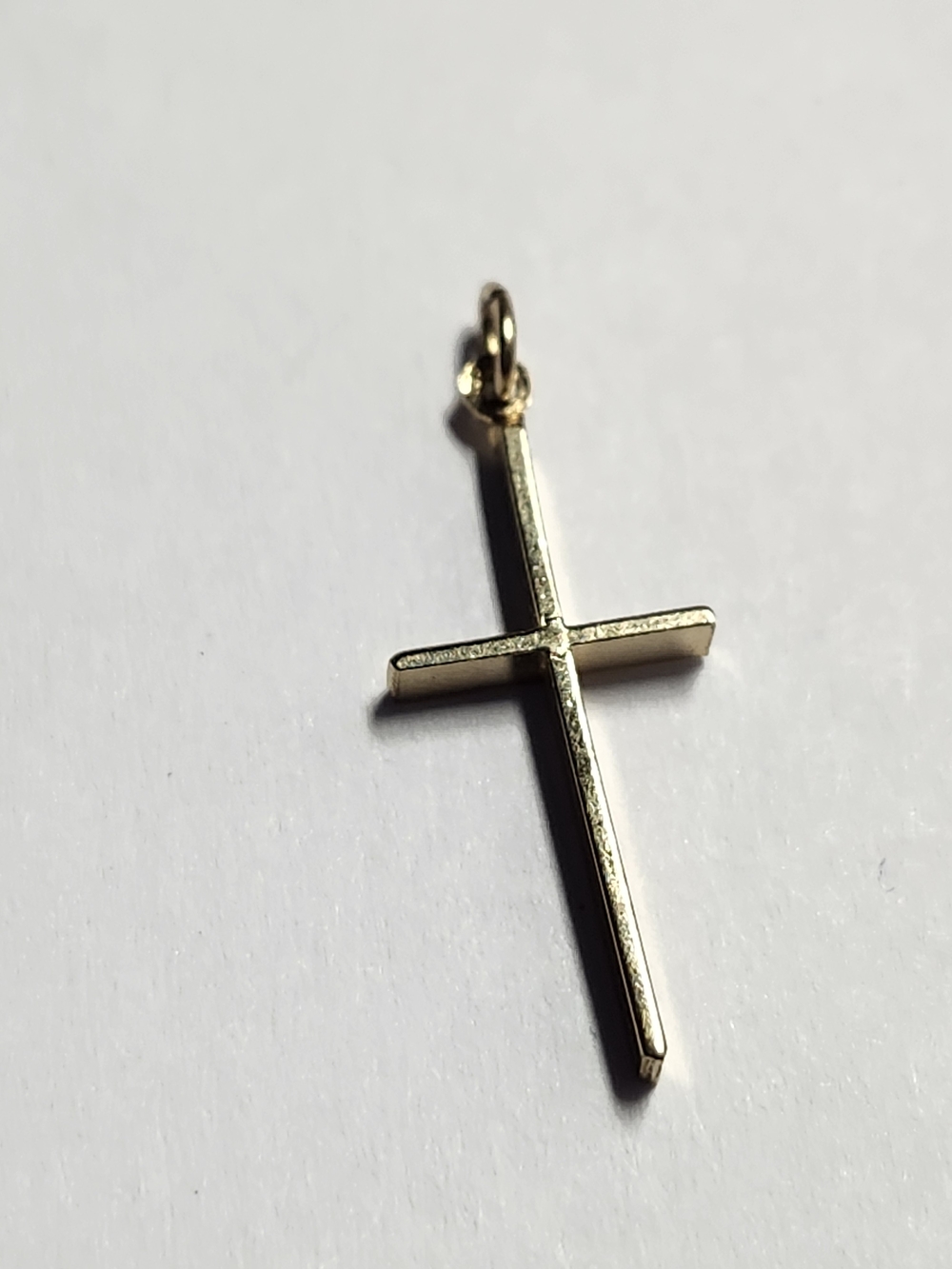 14K Gold Plated Cross Pendant